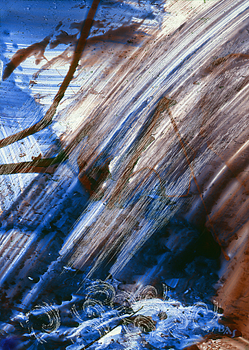 Clich Verre No. 256: Mountain, Gorge, and River
