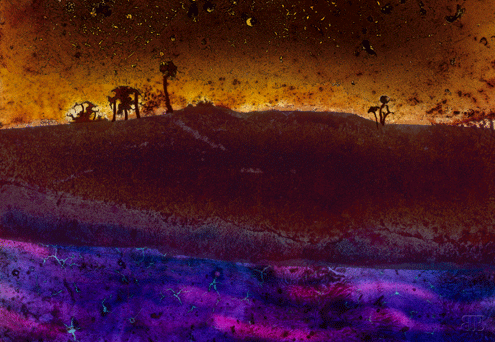 Clich� Verre No. 73: Island Sunset