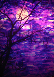 Clich Verre #322:  Moonlight on the Water