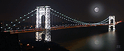 Cityscapes: George Washington Bridge, Lighted — Panorama