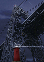 Cityscapes: The Little Red Lighthouse & the Great Gray Bridge