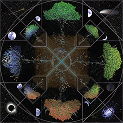 Dreamscapes: A Quilt of Earthy & Sky #4